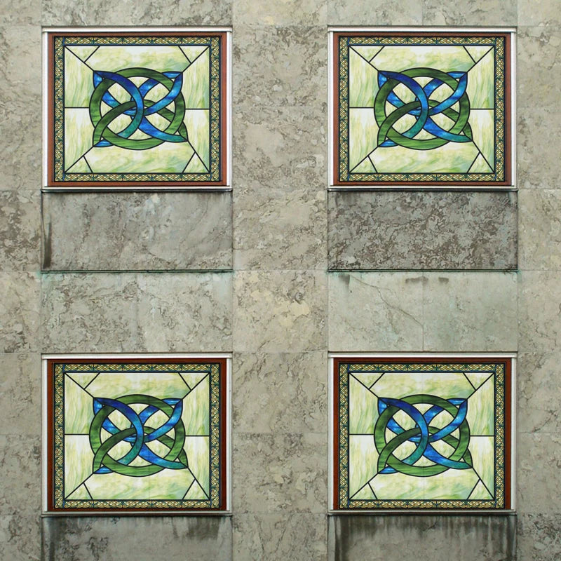 Window Film Stained Glass Films Frosted Privacy Static Cling Retro Sticker For Bathroom Cabinet Door Home Decor Skylight Covers